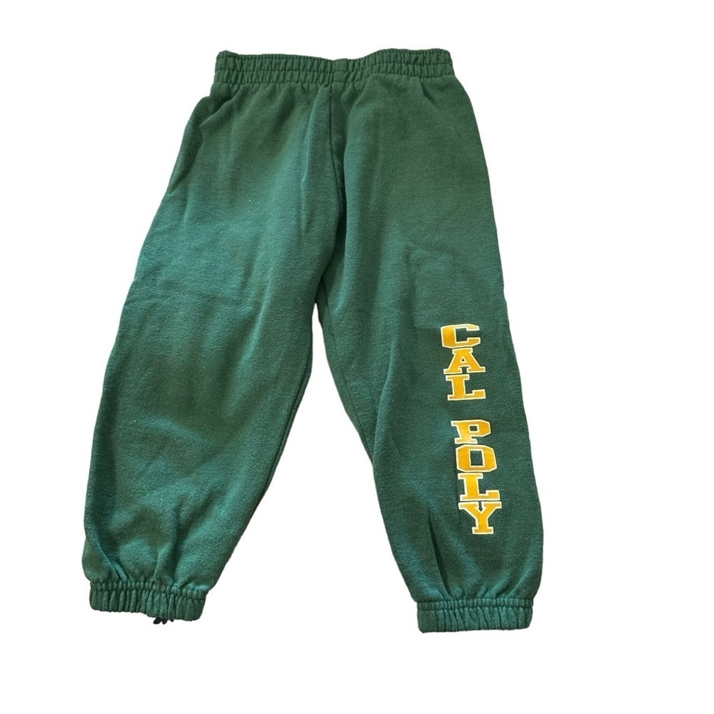 Third Street Cal Poly green joggers 2T